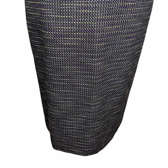 Tahari yellow, purple, black pencil skirt - size 2 - Picture 7 of 16